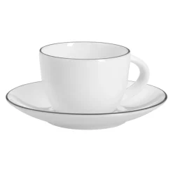 Espressotasse mit Untertasse Ligne Noire