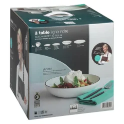 Geschirrset Ligne Noire