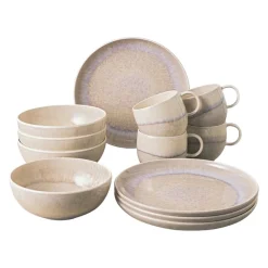 Geschirrset Perlemor Sand