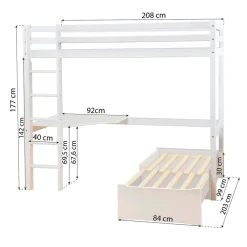 Hochbett Eco Dream Mega