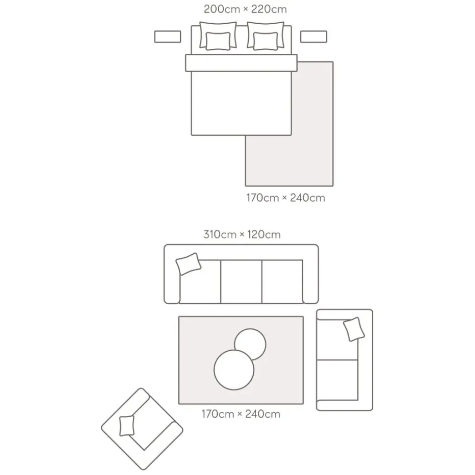Hochflorteppich Cha Cha