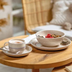 Kaffeetasse Perlemor Sand