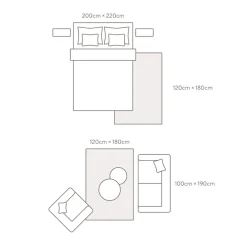 Kurzflorteppich Amanda