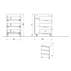 Rollcontainer Deltona-105