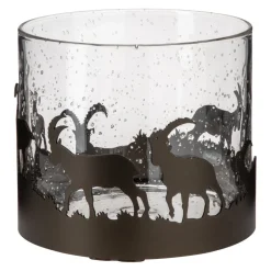 Windlicht Steinböcke