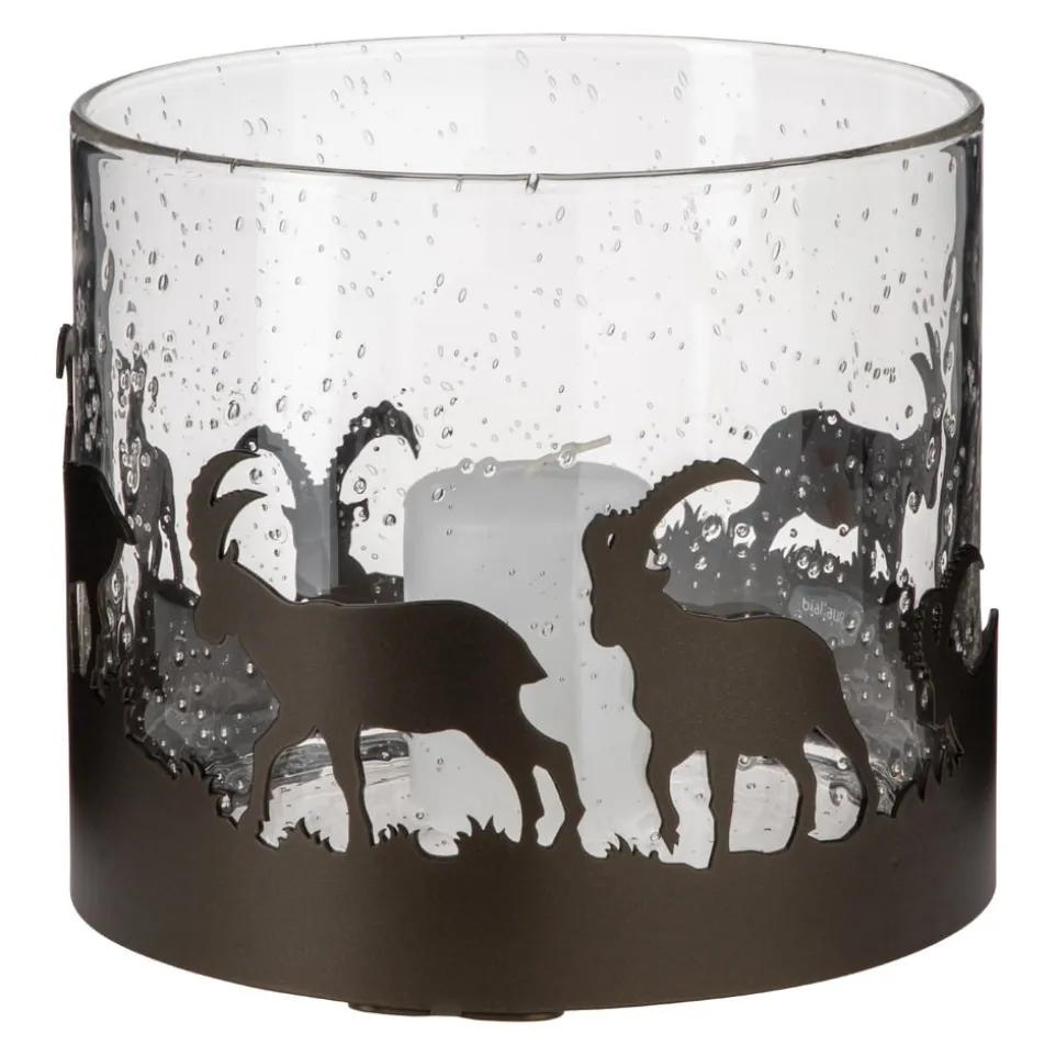 Windlicht Steinböcke