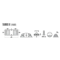 Zelt Tauris 6