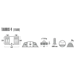 Zelt Tauris 4